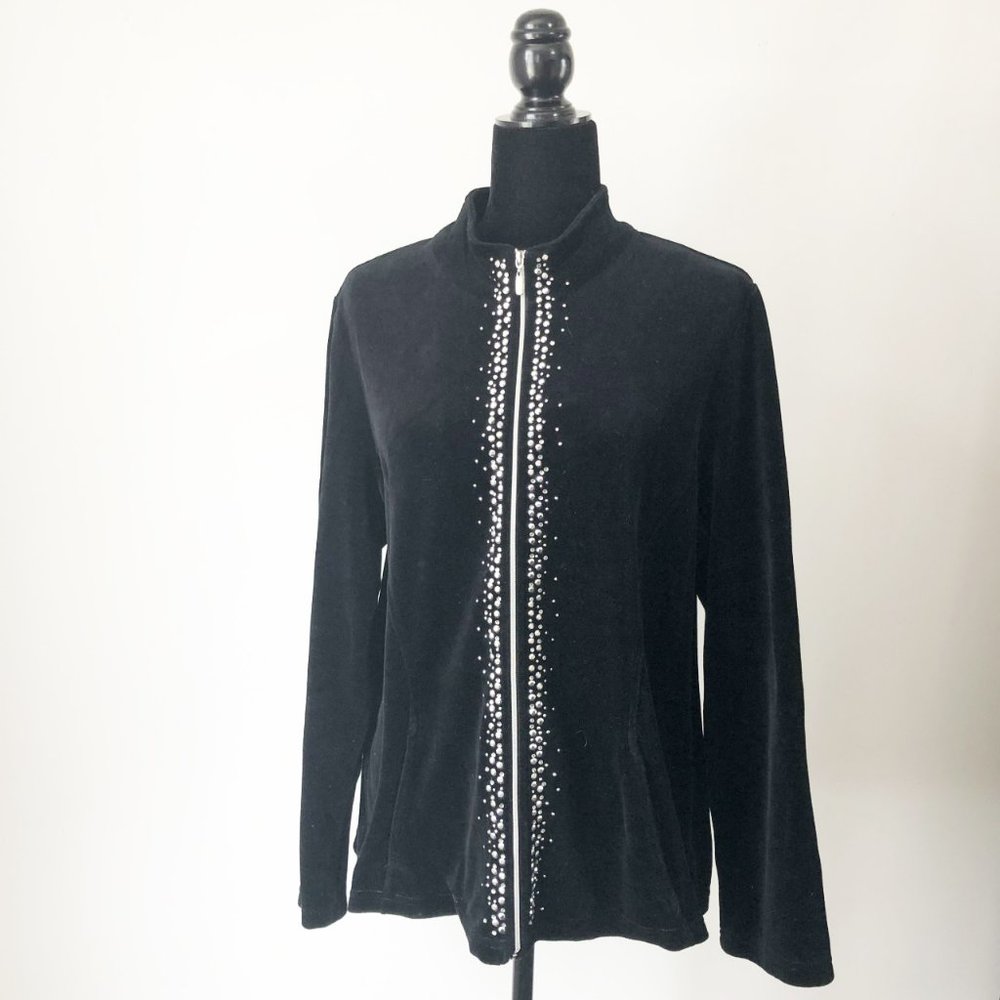 Zenergy by Chico's velvet jacket